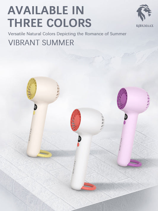 2023 Koolmaax New Fashion Portable Small Fan, Cool Essential In Summer, Bring Mini Fans To Enjoy The Cool Breeze At Any Time, Indoor And Outdoor
