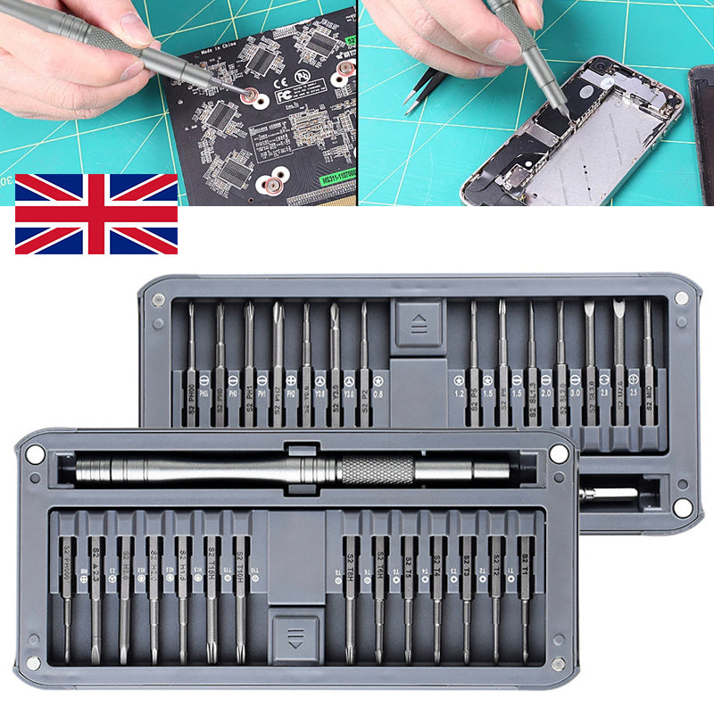 30 In 1 Precision Screwdriver Set For PC Phone Electronic Repair Tool Kit UK